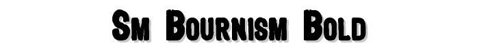 SM_bournisM Bold font